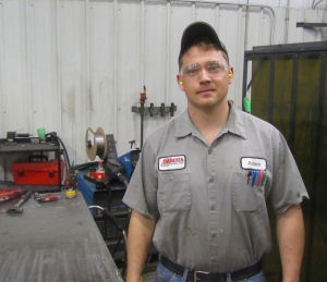 Adam Sailer, Welding Supervisor